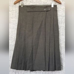 Anne Klein Gray Midi Skirt
